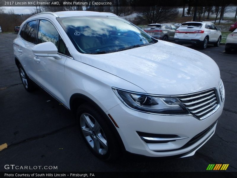 White Platinum / Cappuccino 2017 Lincoln MKC Premier AWD