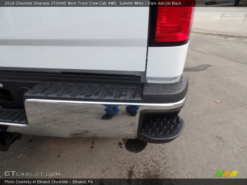 Summit White / Dark Ash/Jet Black 2019 Chevrolet Silverado 2500HD Work Truck Crew Cab 4WD