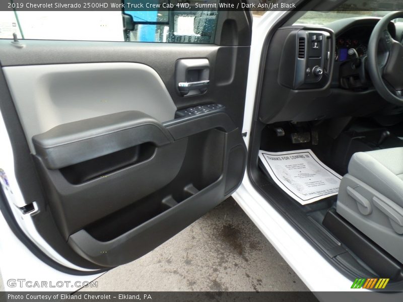 Summit White / Dark Ash/Jet Black 2019 Chevrolet Silverado 2500HD Work Truck Crew Cab 4WD