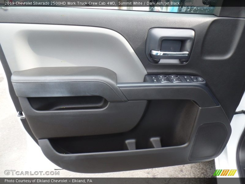 Summit White / Dark Ash/Jet Black 2019 Chevrolet Silverado 2500HD Work Truck Crew Cab 4WD