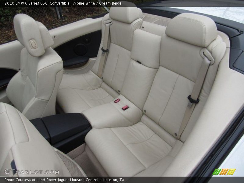 Alpine White / Cream Beige 2010 BMW 6 Series 650i Convertible