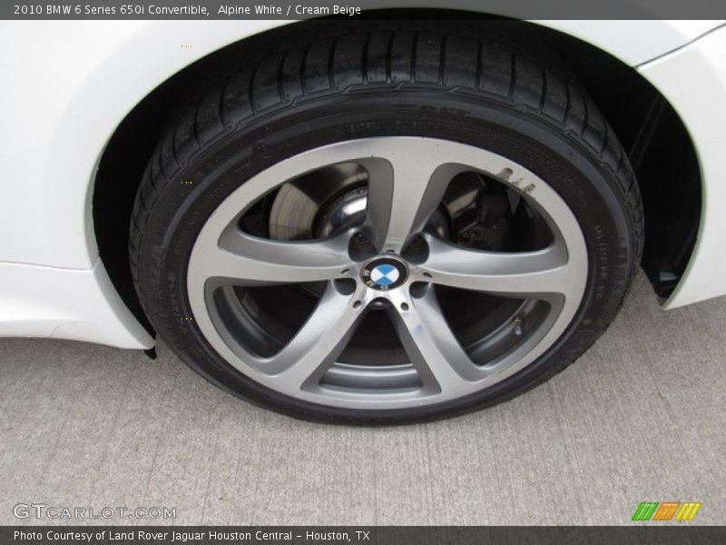 Alpine White / Cream Beige 2010 BMW 6 Series 650i Convertible