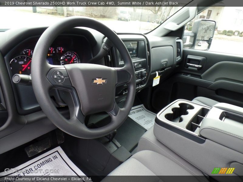 Summit White / Dark Ash/Jet Black 2019 Chevrolet Silverado 2500HD Work Truck Crew Cab 4WD