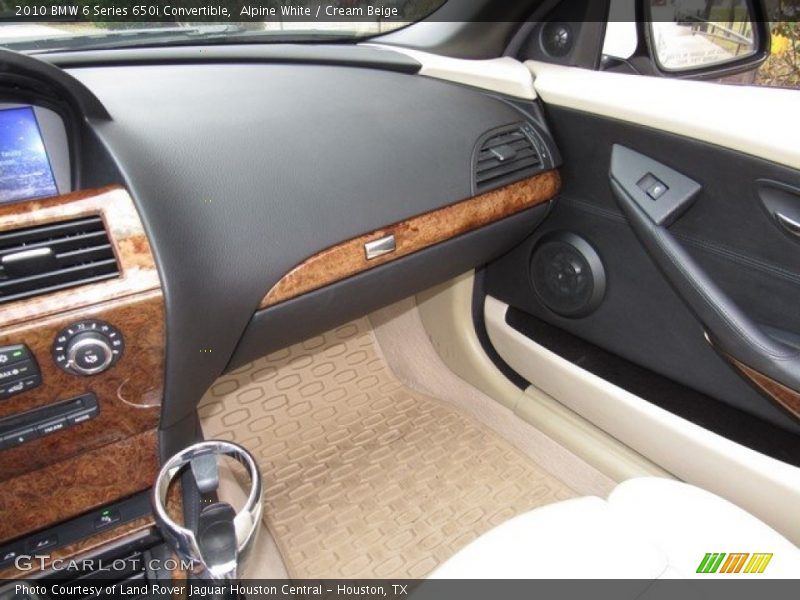 Alpine White / Cream Beige 2010 BMW 6 Series 650i Convertible