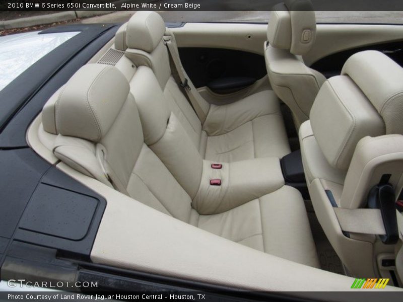 Alpine White / Cream Beige 2010 BMW 6 Series 650i Convertible