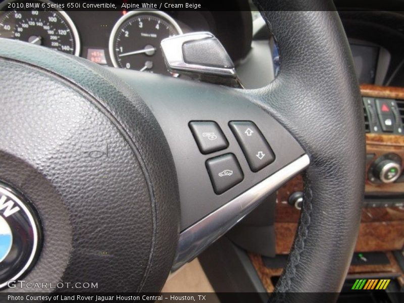 Alpine White / Cream Beige 2010 BMW 6 Series 650i Convertible