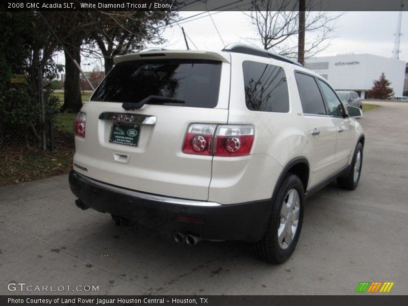 White Diamond Tricoat / Ebony 2008 GMC Acadia SLT