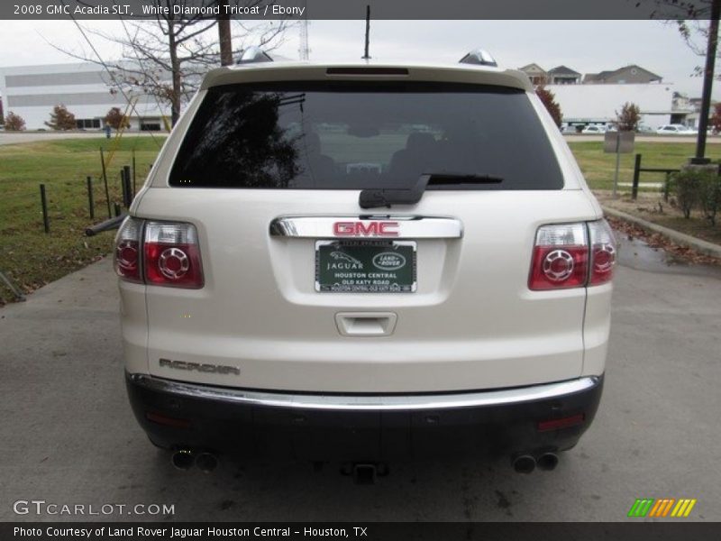 White Diamond Tricoat / Ebony 2008 GMC Acadia SLT