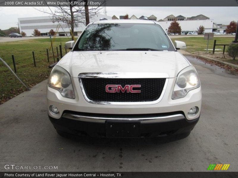 White Diamond Tricoat / Ebony 2008 GMC Acadia SLT
