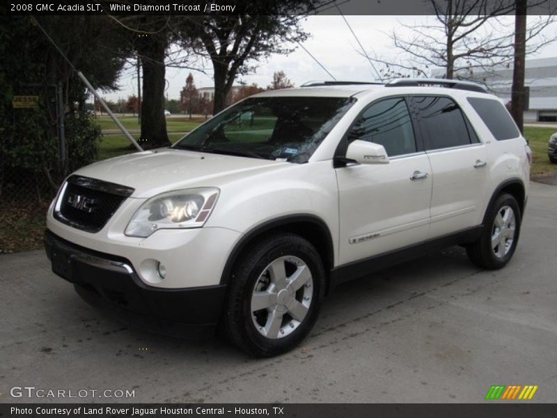 White Diamond Tricoat / Ebony 2008 GMC Acadia SLT