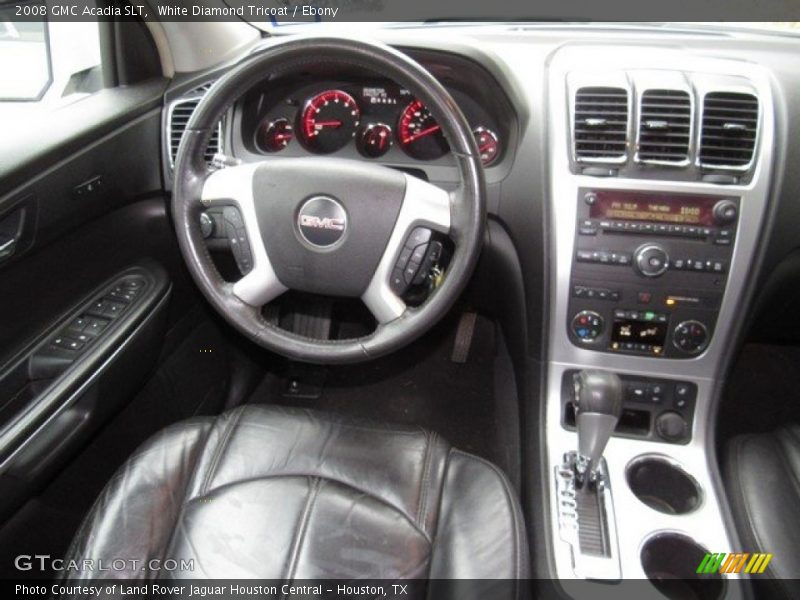 White Diamond Tricoat / Ebony 2008 GMC Acadia SLT