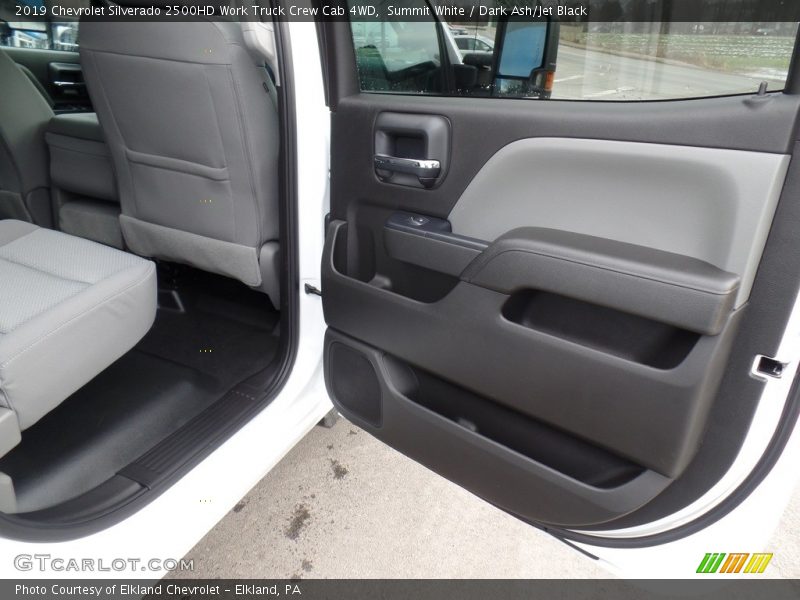 Summit White / Dark Ash/Jet Black 2019 Chevrolet Silverado 2500HD Work Truck Crew Cab 4WD