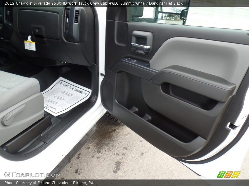 Summit White / Dark Ash/Jet Black 2019 Chevrolet Silverado 2500HD Work Truck Crew Cab 4WD