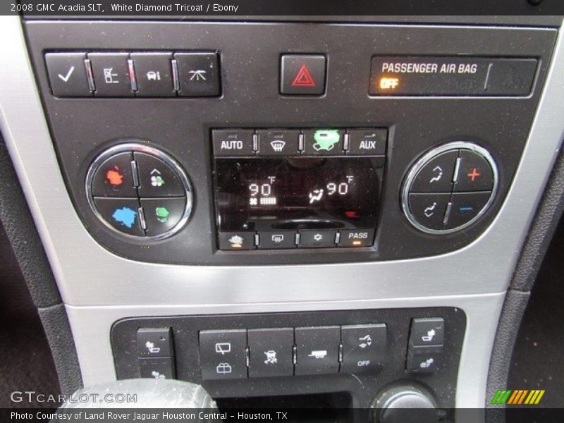 White Diamond Tricoat / Ebony 2008 GMC Acadia SLT