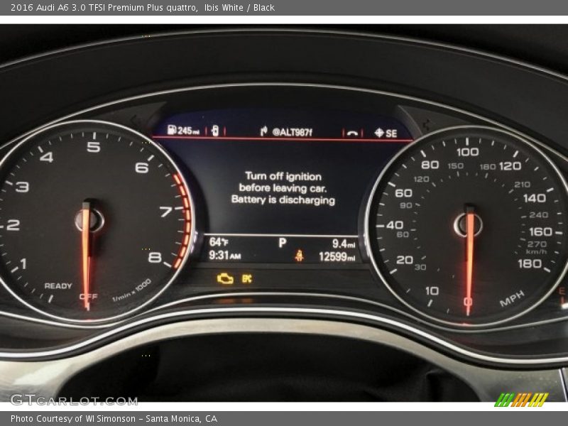 Ibis White / Black 2016 Audi A6 3.0 TFSI Premium Plus quattro