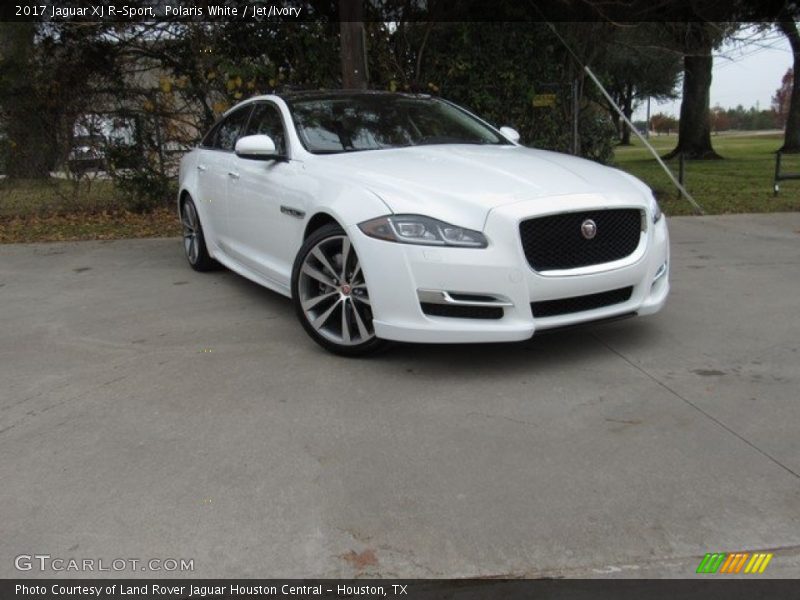 Polaris White / Jet/Ivory 2017 Jaguar XJ R-Sport