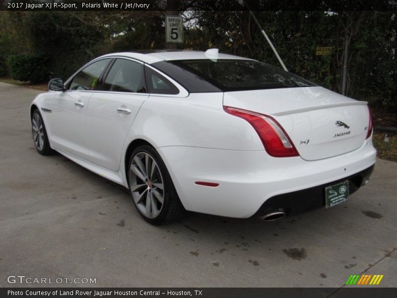 Polaris White / Jet/Ivory 2017 Jaguar XJ R-Sport