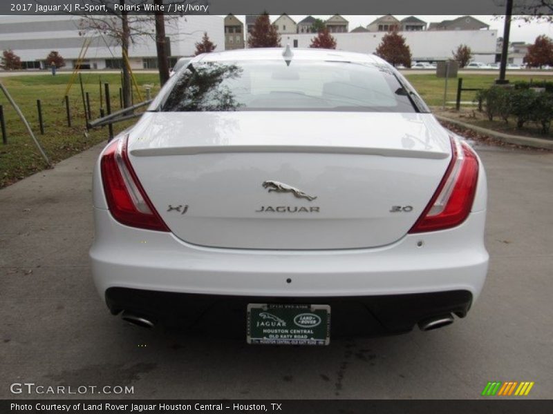 Polaris White / Jet/Ivory 2017 Jaguar XJ R-Sport