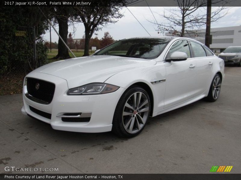 Polaris White / Jet/Ivory 2017 Jaguar XJ R-Sport