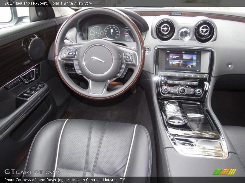 Polaris White / Jet/Ivory 2017 Jaguar XJ R-Sport