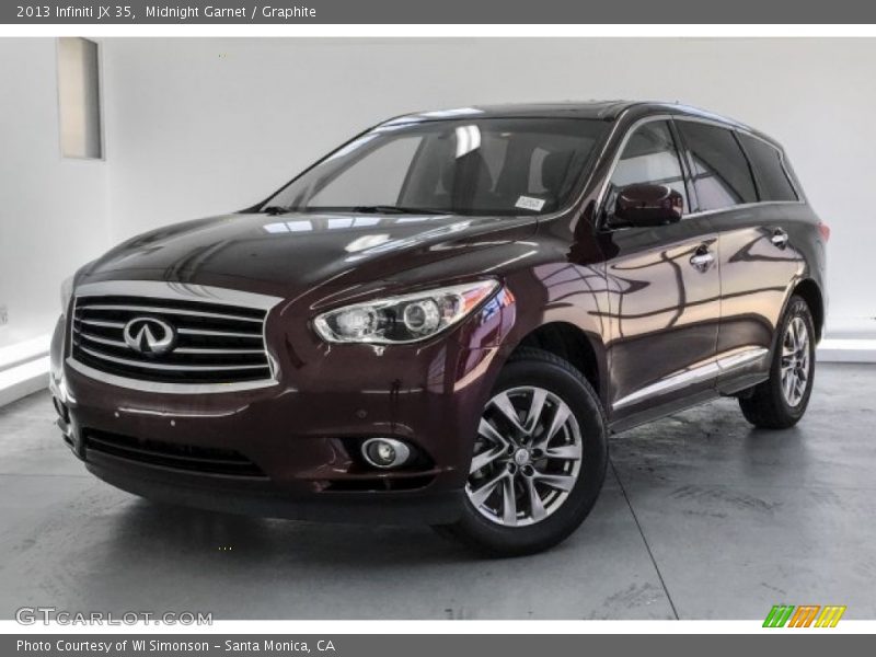 Midnight Garnet / Graphite 2013 Infiniti JX 35