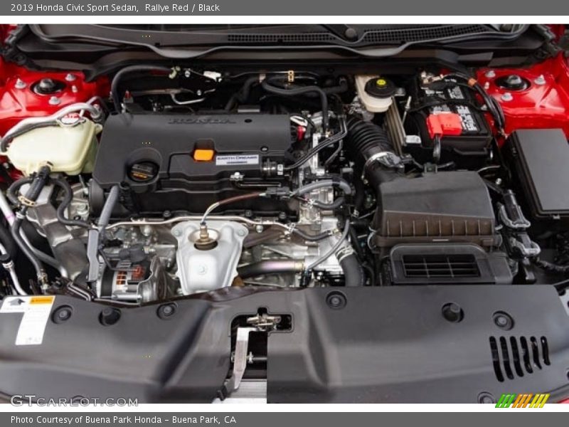  2019 Civic Sport Sedan Engine - 2.0 Liter DOHC 16-Valve i-VTEC 4 Cylinder