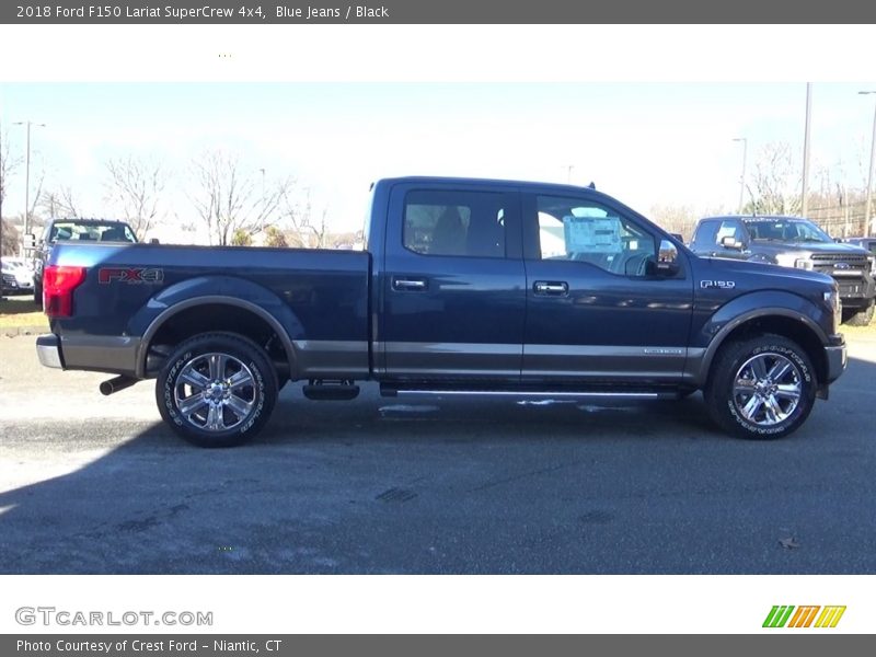 Blue Jeans / Black 2018 Ford F150 Lariat SuperCrew 4x4