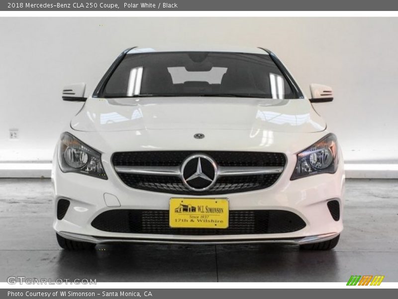 Polar White / Black 2018 Mercedes-Benz CLA 250 Coupe