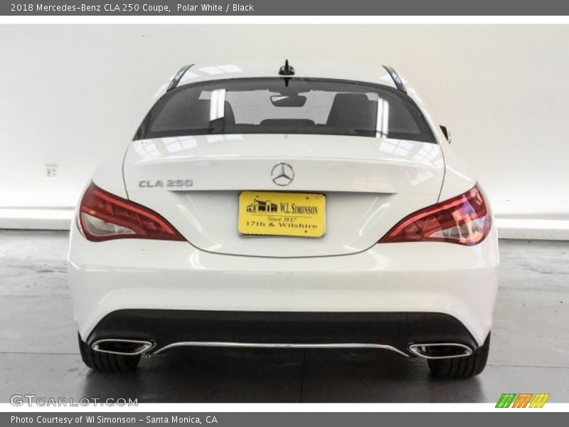 Polar White / Black 2018 Mercedes-Benz CLA 250 Coupe