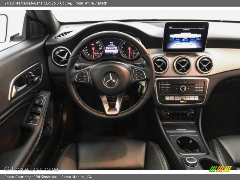 Polar White / Black 2018 Mercedes-Benz CLA 250 Coupe