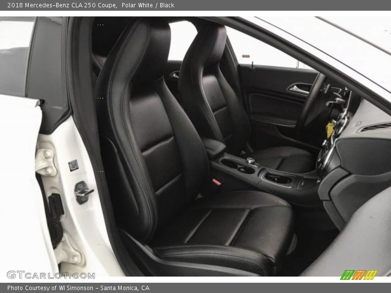 Polar White / Black 2018 Mercedes-Benz CLA 250 Coupe