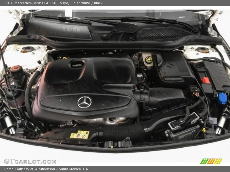 Polar White / Black 2018 Mercedes-Benz CLA 250 Coupe