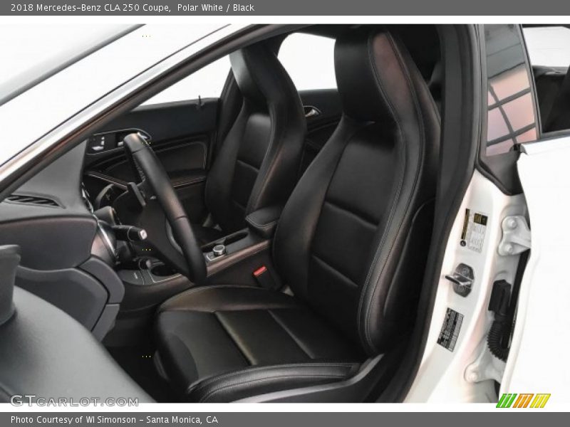Polar White / Black 2018 Mercedes-Benz CLA 250 Coupe