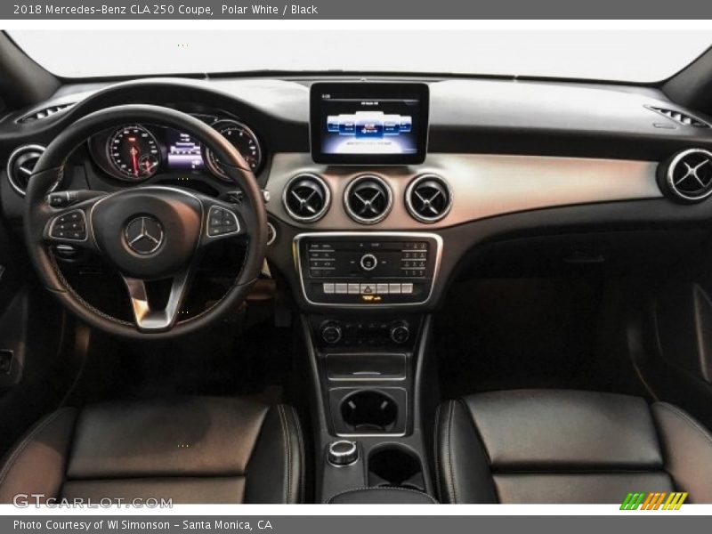 Polar White / Black 2018 Mercedes-Benz CLA 250 Coupe