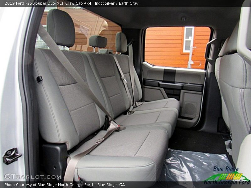 Ingot Silver / Earth Gray 2019 Ford F250 Super Duty XLT Crew Cab 4x4