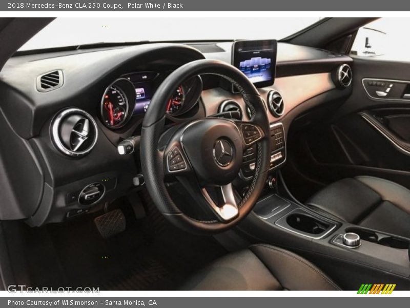 Polar White / Black 2018 Mercedes-Benz CLA 250 Coupe
