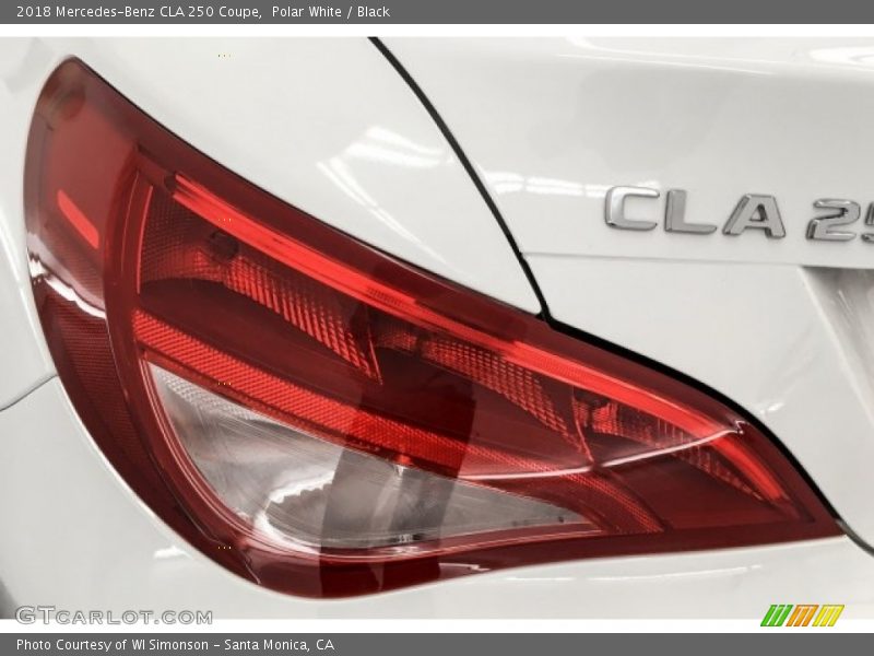 Polar White / Black 2018 Mercedes-Benz CLA 250 Coupe