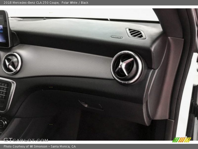 Polar White / Black 2018 Mercedes-Benz CLA 250 Coupe