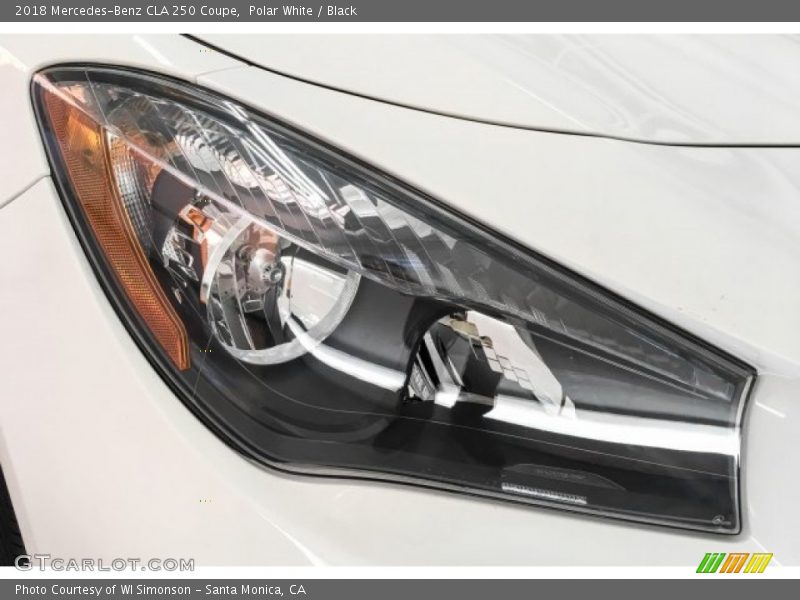 Polar White / Black 2018 Mercedes-Benz CLA 250 Coupe