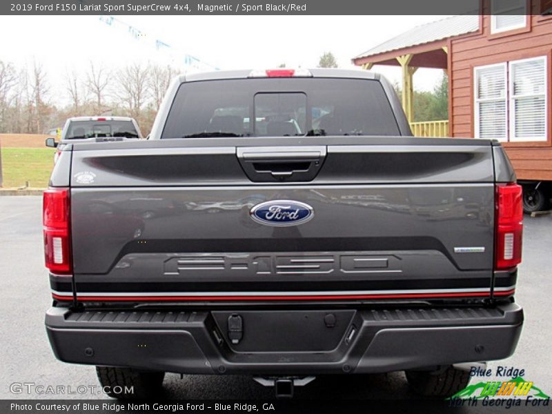 Magnetic / Sport Black/Red 2019 Ford F150 Lariat Sport SuperCrew 4x4