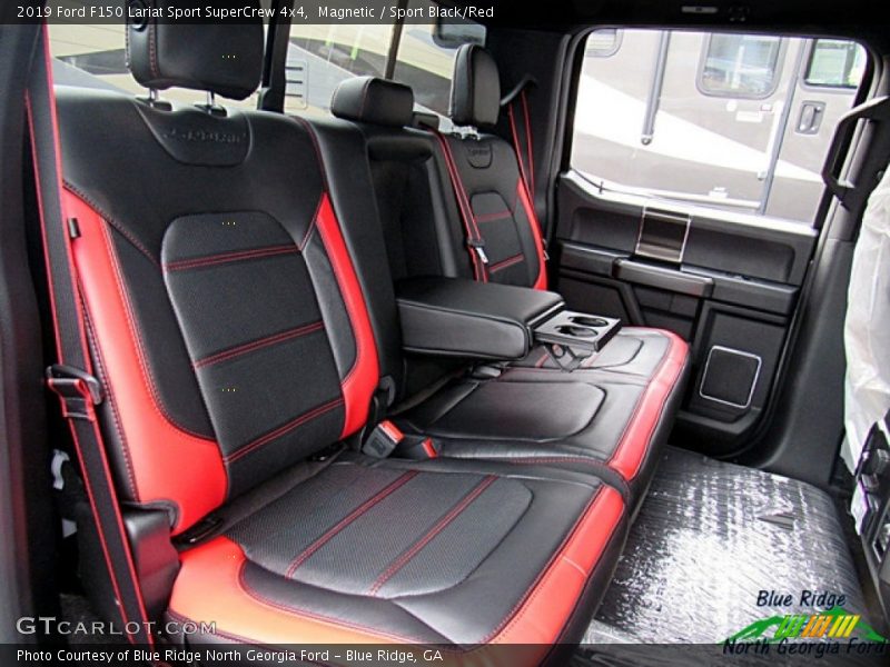 Magnetic / Sport Black/Red 2019 Ford F150 Lariat Sport SuperCrew 4x4