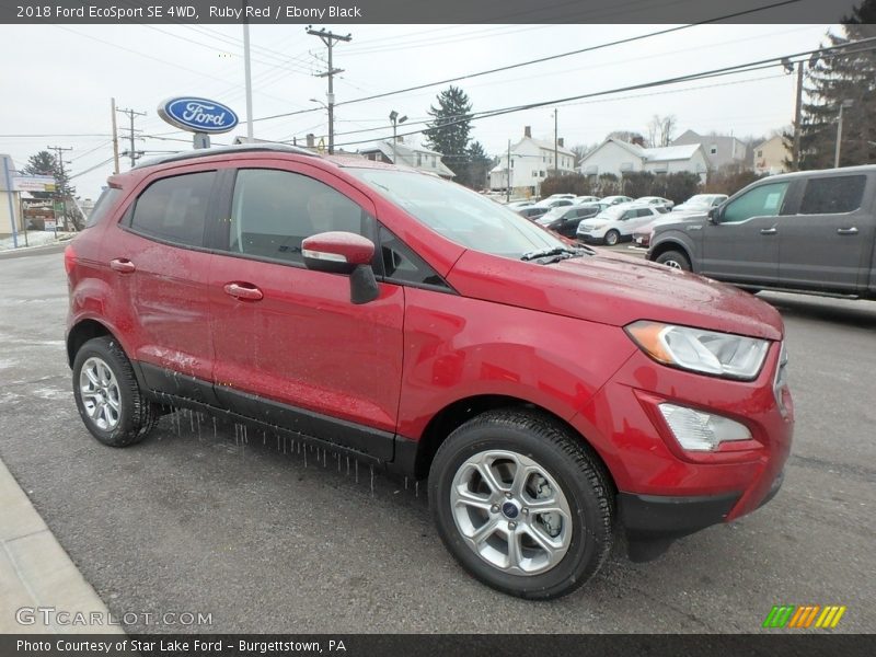 Front 3/4 View of 2018 EcoSport SE 4WD