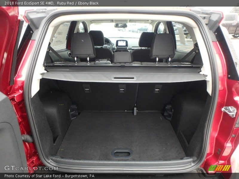 Ruby Red / Ebony Black 2018 Ford EcoSport SE 4WD