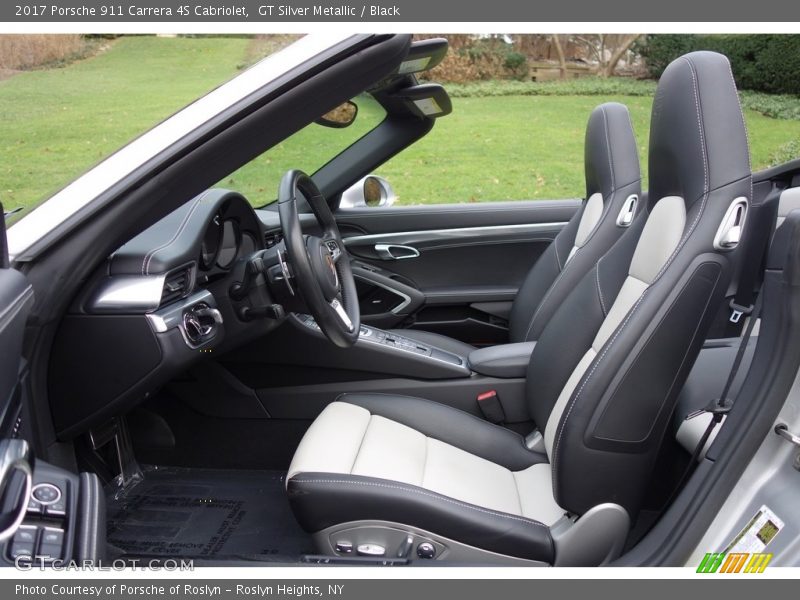 GT Silver Metallic / Black 2017 Porsche 911 Carrera 4S Cabriolet