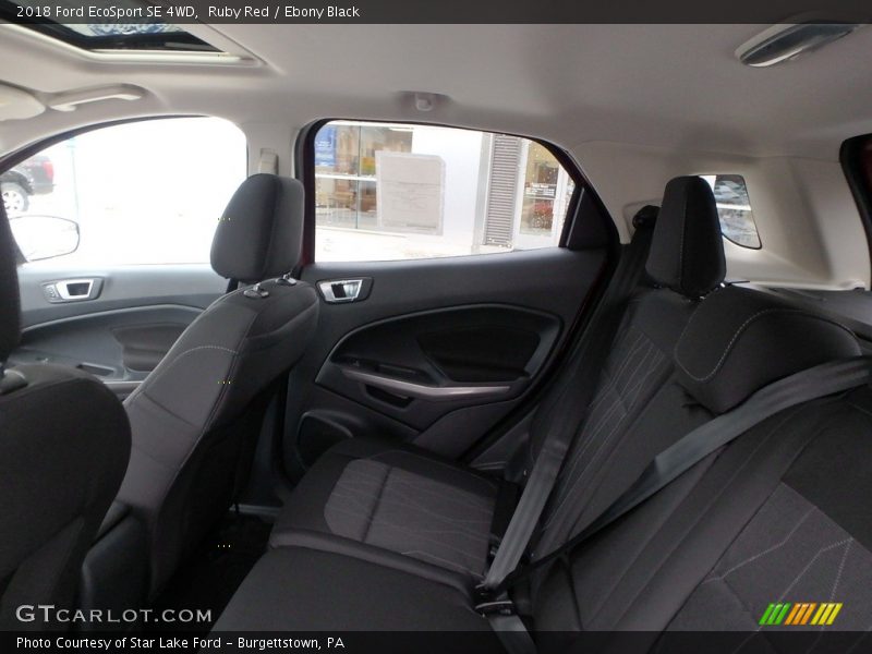 Ruby Red / Ebony Black 2018 Ford EcoSport SE 4WD