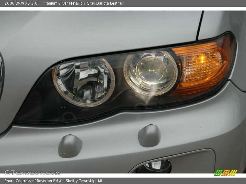 Titanium Silver Metallic / Gray Dakota Leather 2006 BMW X5 3.0i