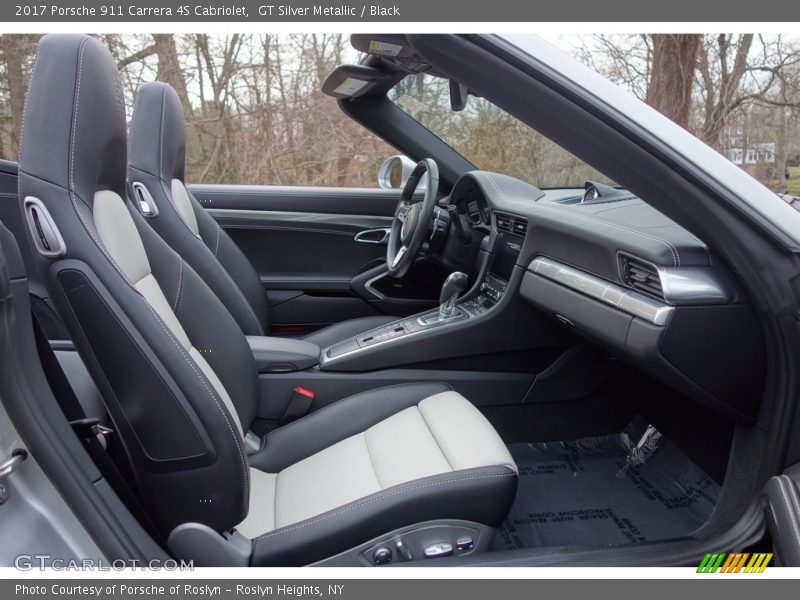 GT Silver Metallic / Black 2017 Porsche 911 Carrera 4S Cabriolet