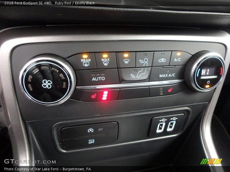 Ruby Red / Ebony Black 2018 Ford EcoSport SE 4WD