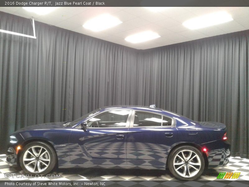 Jazz Blue Pearl Coat / Black 2016 Dodge Charger R/T