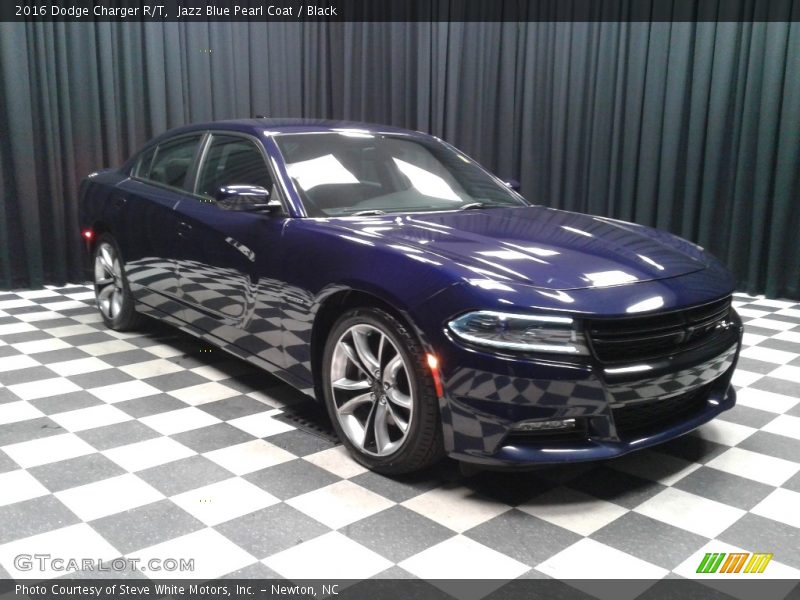 Jazz Blue Pearl Coat / Black 2016 Dodge Charger R/T